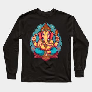 Ganesh Vector 1 Long Sleeve T-Shirt